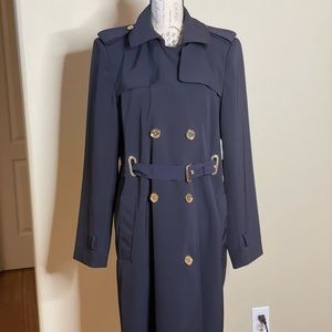 Black Michael Kors trech Coat. Size XL.